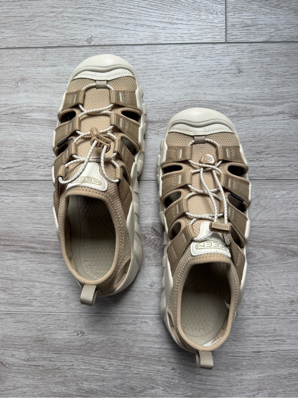 Keen Hyperport H2 Beige/Tan Closed-Toe Sport Sandals